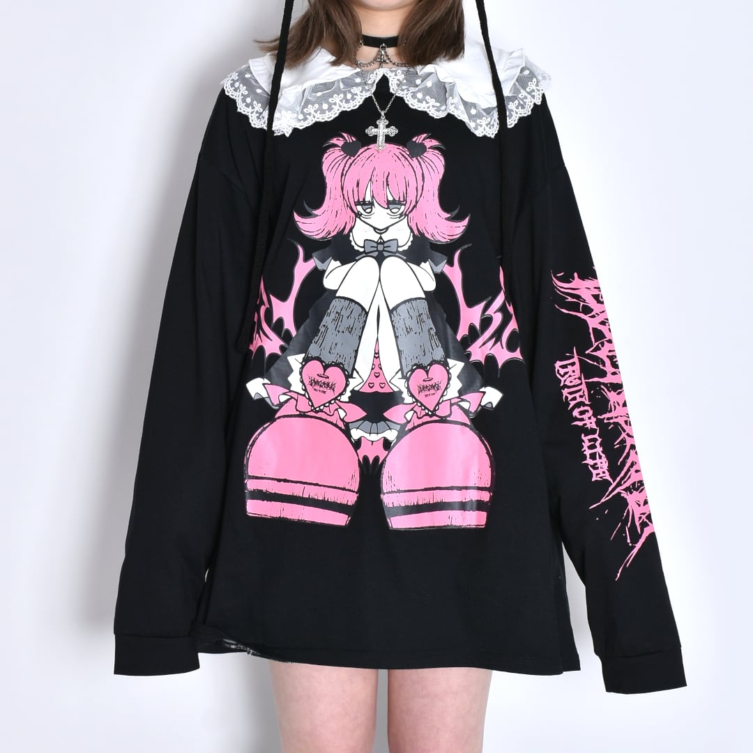 PINKトライバルGIRLロンT | VOLCAN&APHRODITE