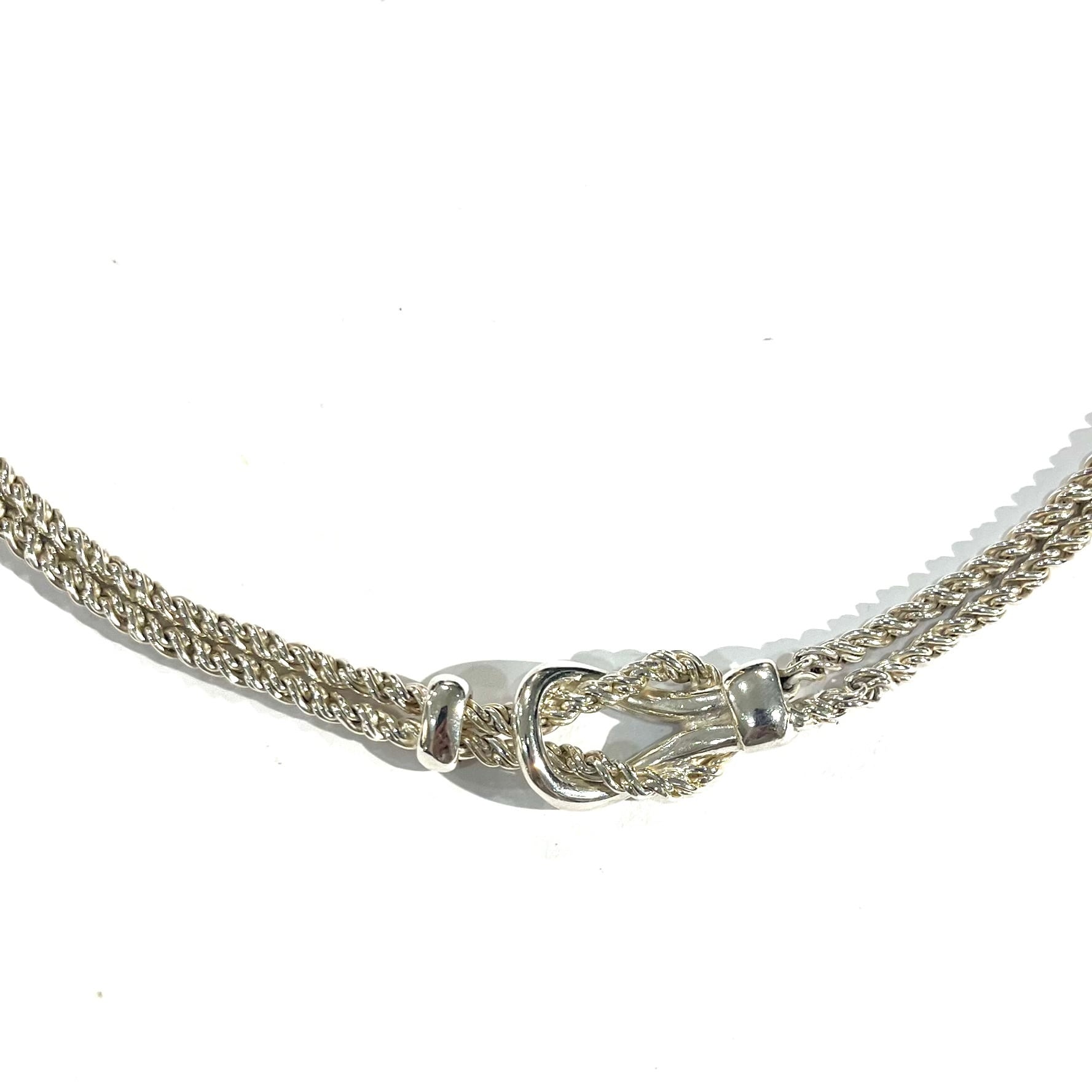 希少【TIFFANY&CO.】 2987 ティファニー ダブルロープ センターノット
