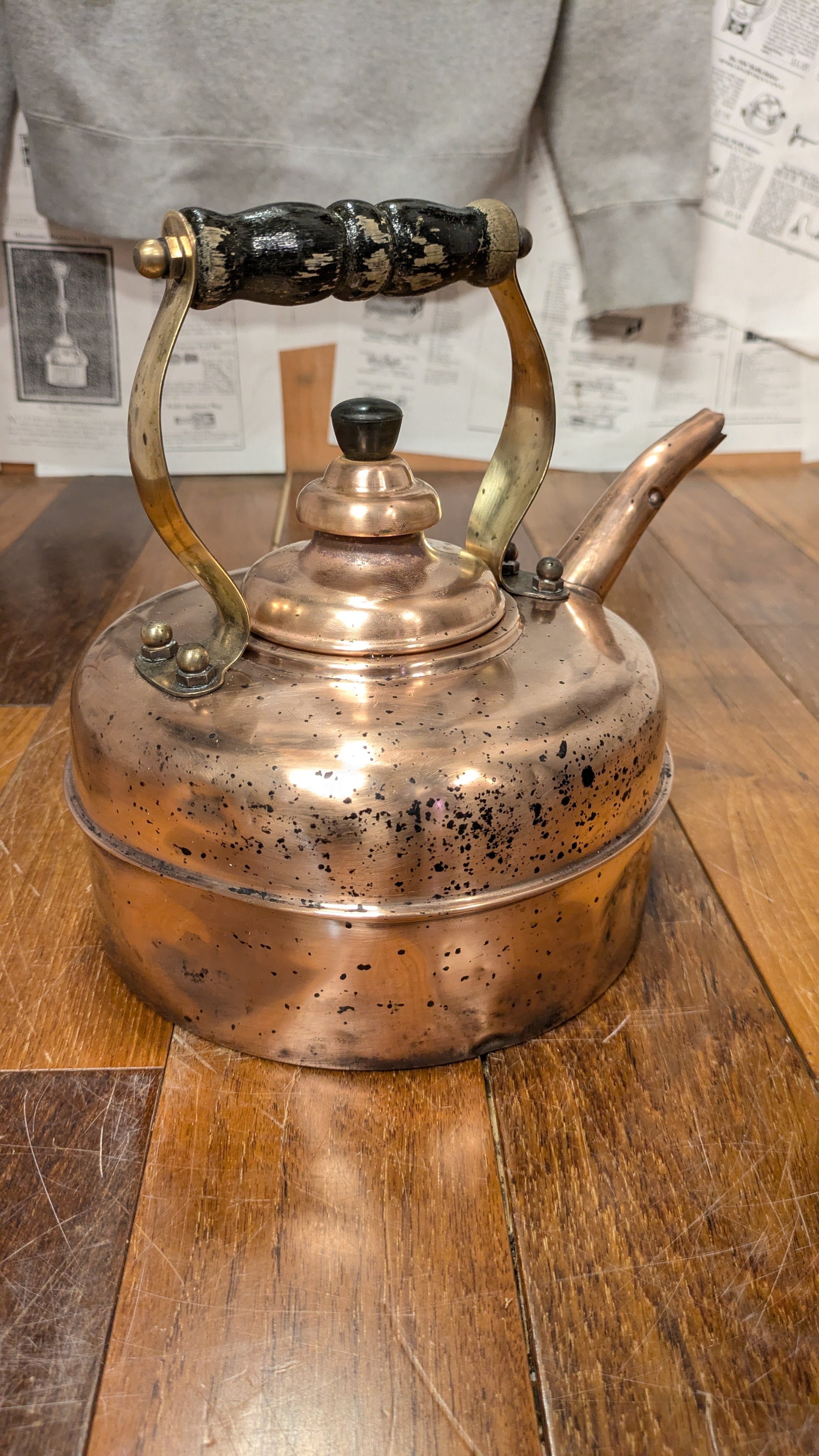 Vintage Simplex Copper Kettle madeinEngland 高級 シンプレックス
