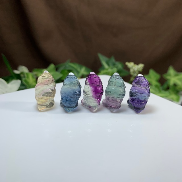 1.可愛い家族･小さいフローライトふくろう