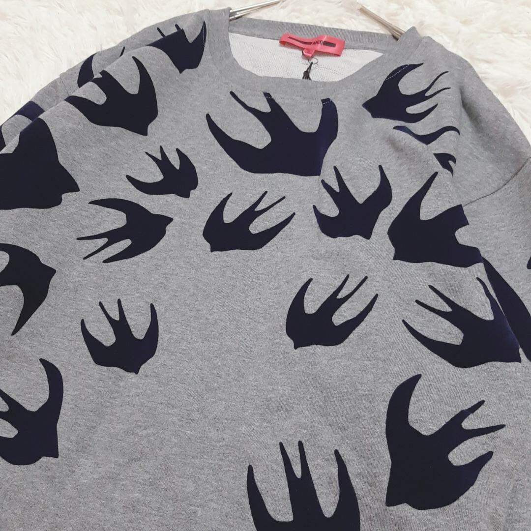 未使用品 『McQ』 マックキュー (L) ツバメデザイントレーナー 