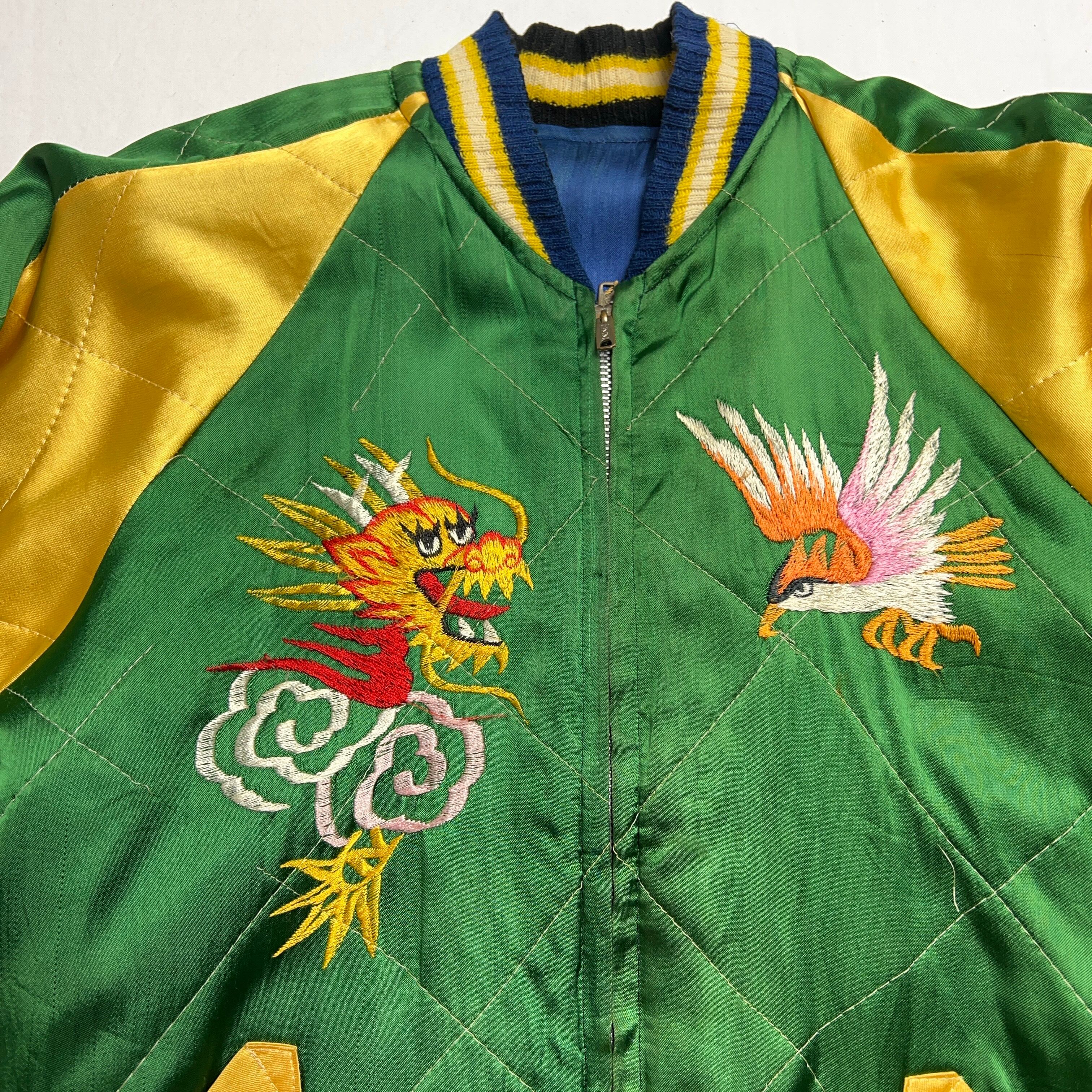 1950's SUKAJAN Souvenir Jacket 50年代 スカジャン 虎 鷲 鷹 龍