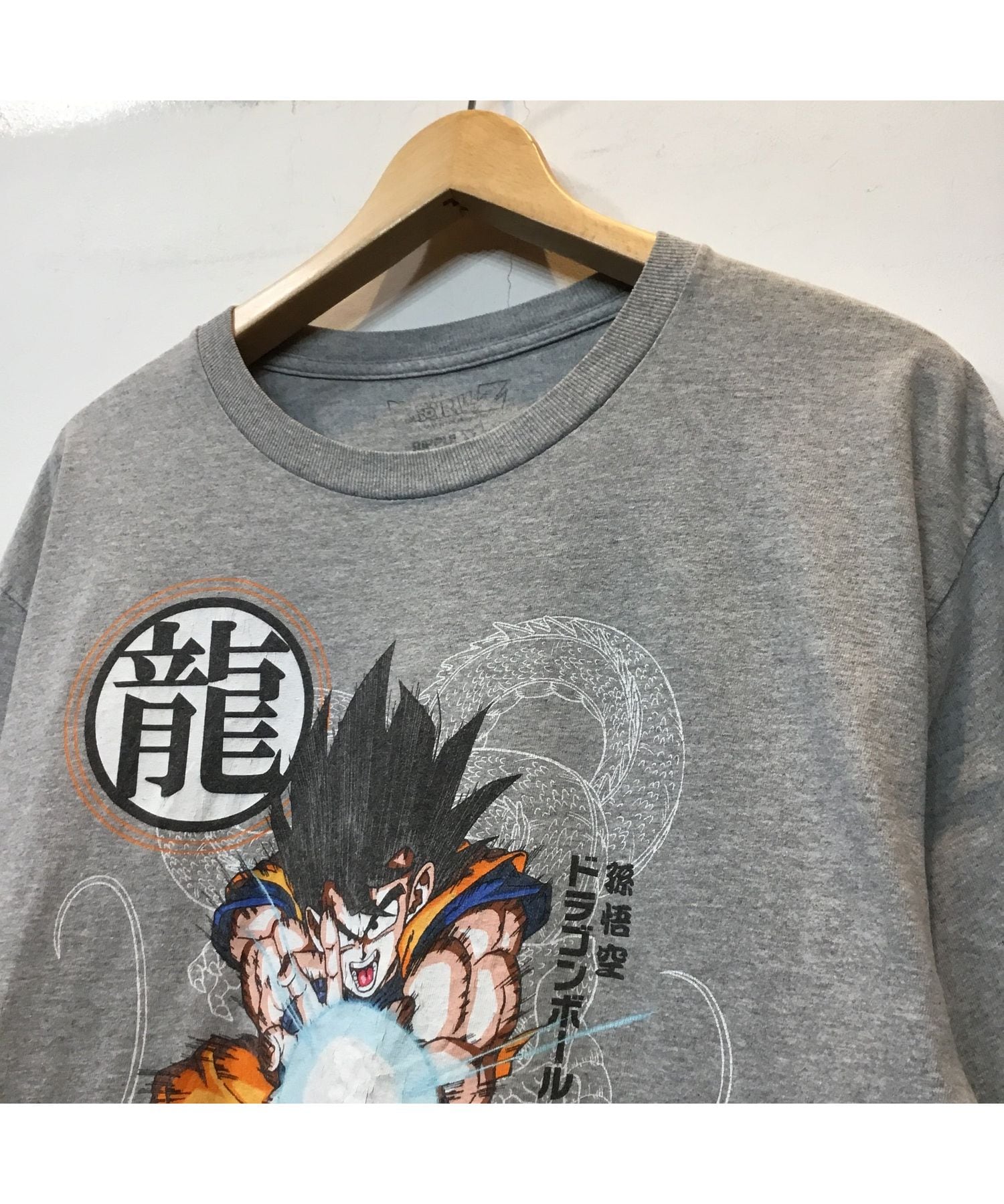 DRAGONBALL ドラゴンボールZ 孫悟空 神龍 半袖Tシャツ キャラクターT