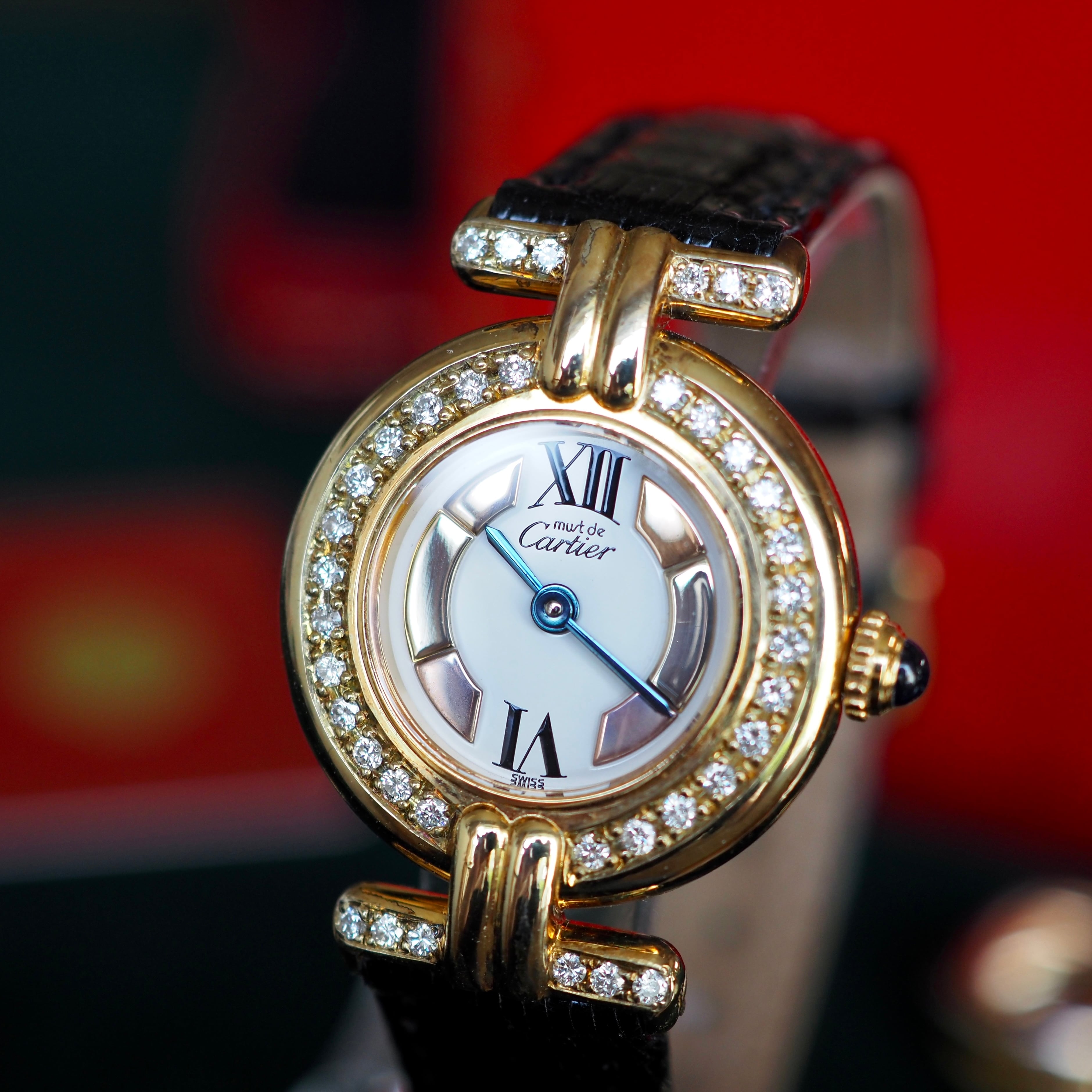 Cartier カルティエ マストコリゼ ダイヤベゼル スリーカラー