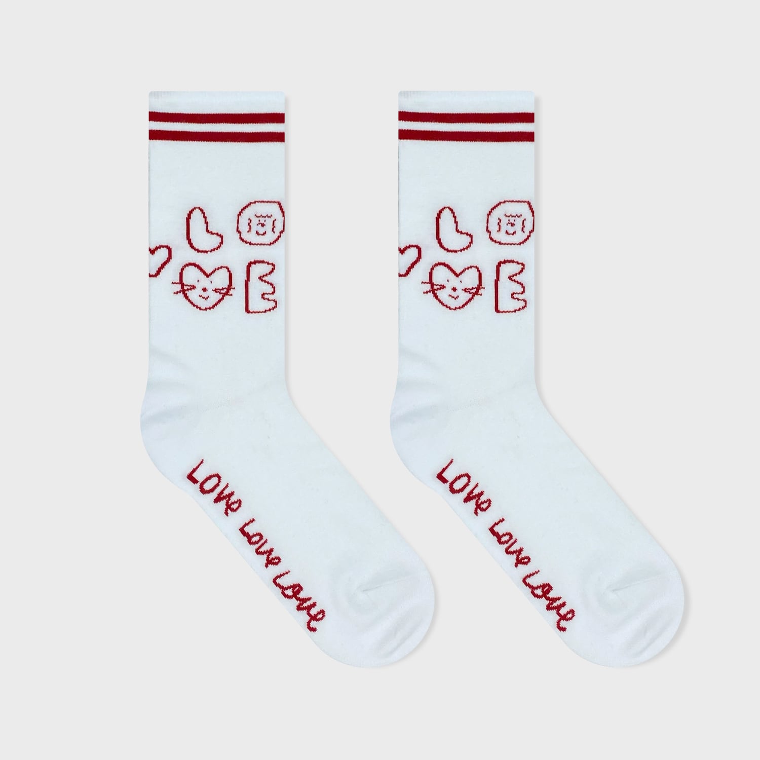Junichi Koka】江夏潤一 LOVE ALWAYS WITH YOU SOCKS ソックス | bpbp