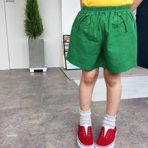 Dress&Monster ボタンポケットショートパンツ ドレスモンスター