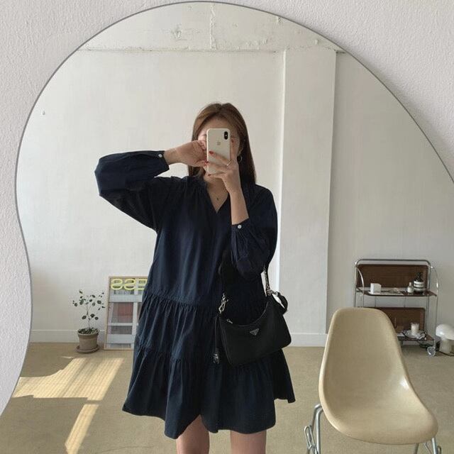 ブラウスティアードチュニック　AJ33167-6081