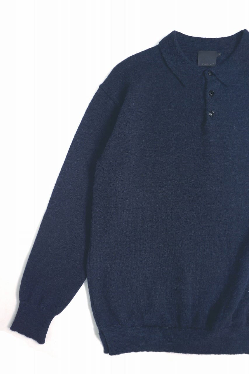 Alpaca Wool Smooth Knitted Polo