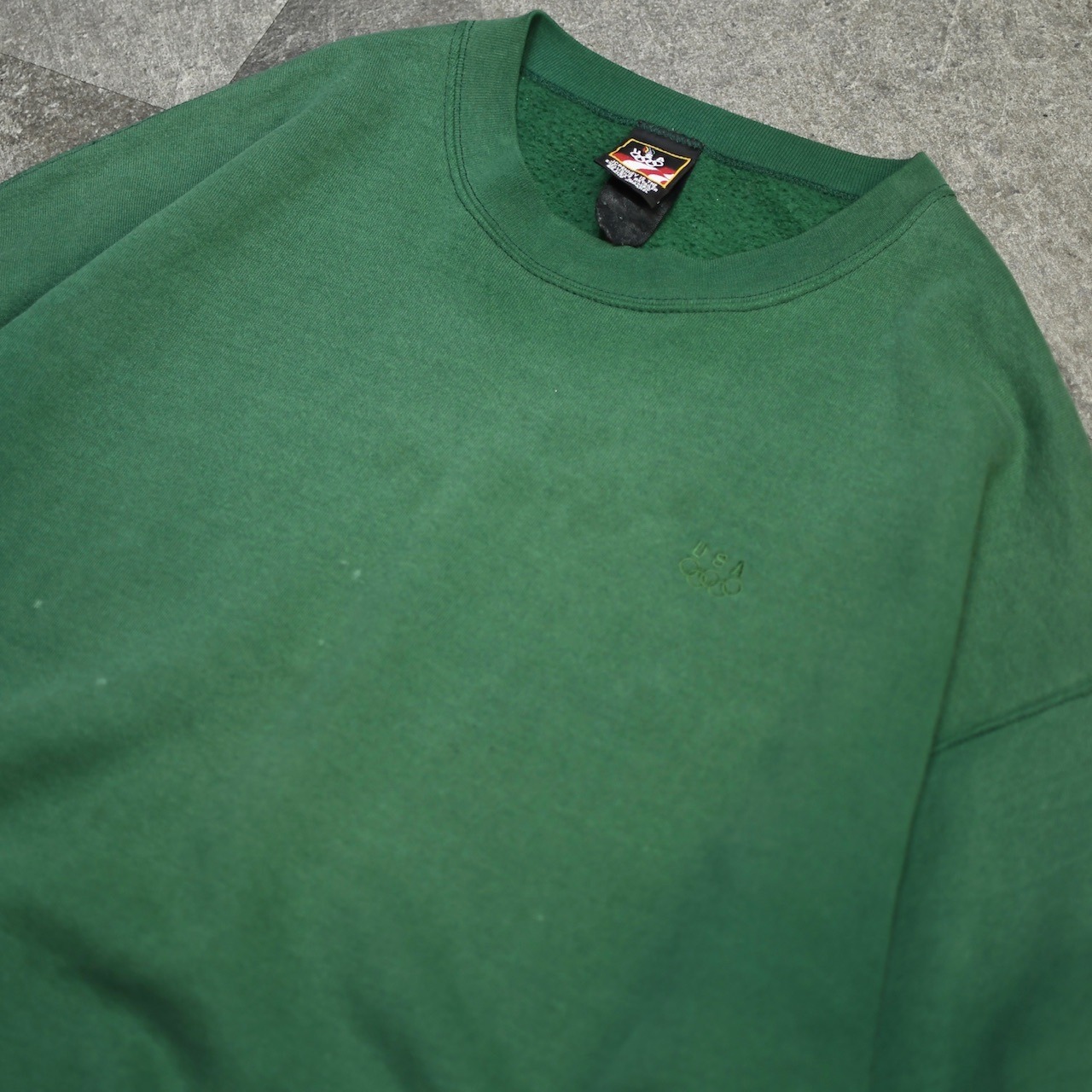 90's J.C.Penney USA Olympic faded sweat green
