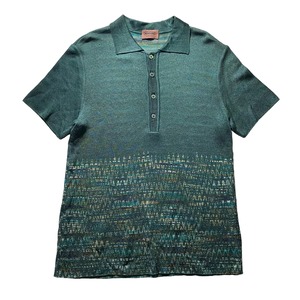 MISSONI rayon knit polo