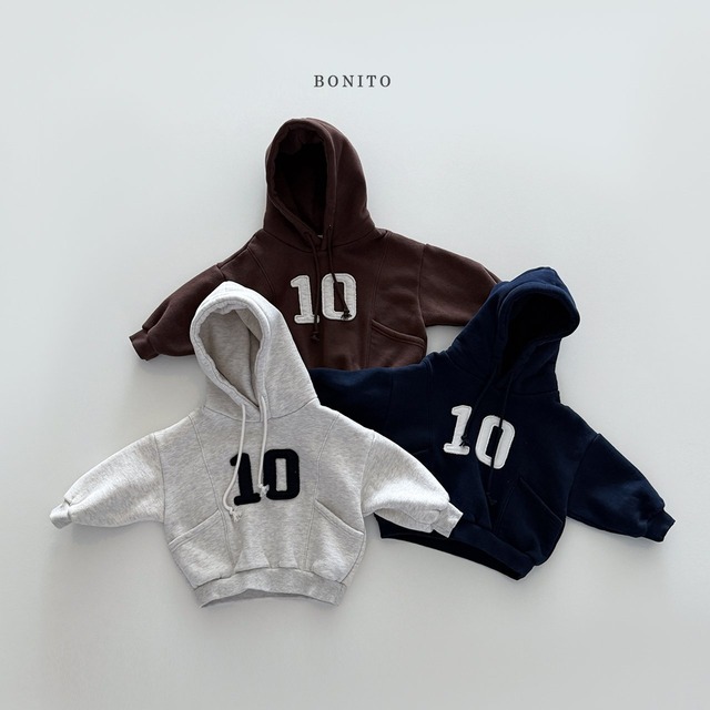 【即納】10-cut hoodie / bonito