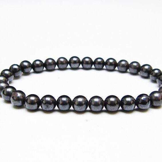 スギライト ブレスレット 6mm ブラックスギライト ブレス 一点物 メール便可 [M便 1/10] 111-42863