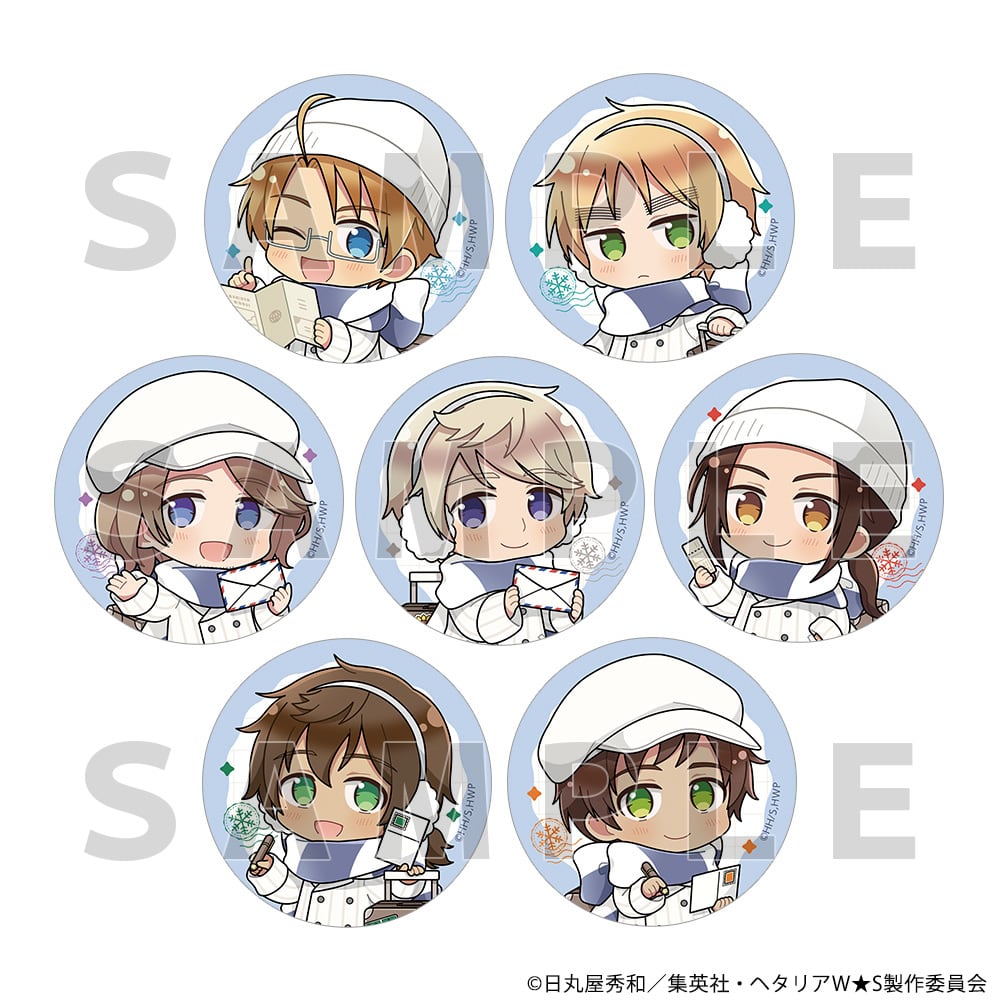 ヘタリア World★Stars トレーディング缶バッジ(ウィンターバケーション/ver.B) BOX