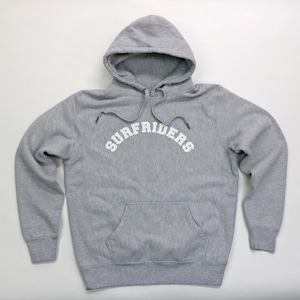 Heavyweight Hoodie  SURFRIDERS (Grey Heather)