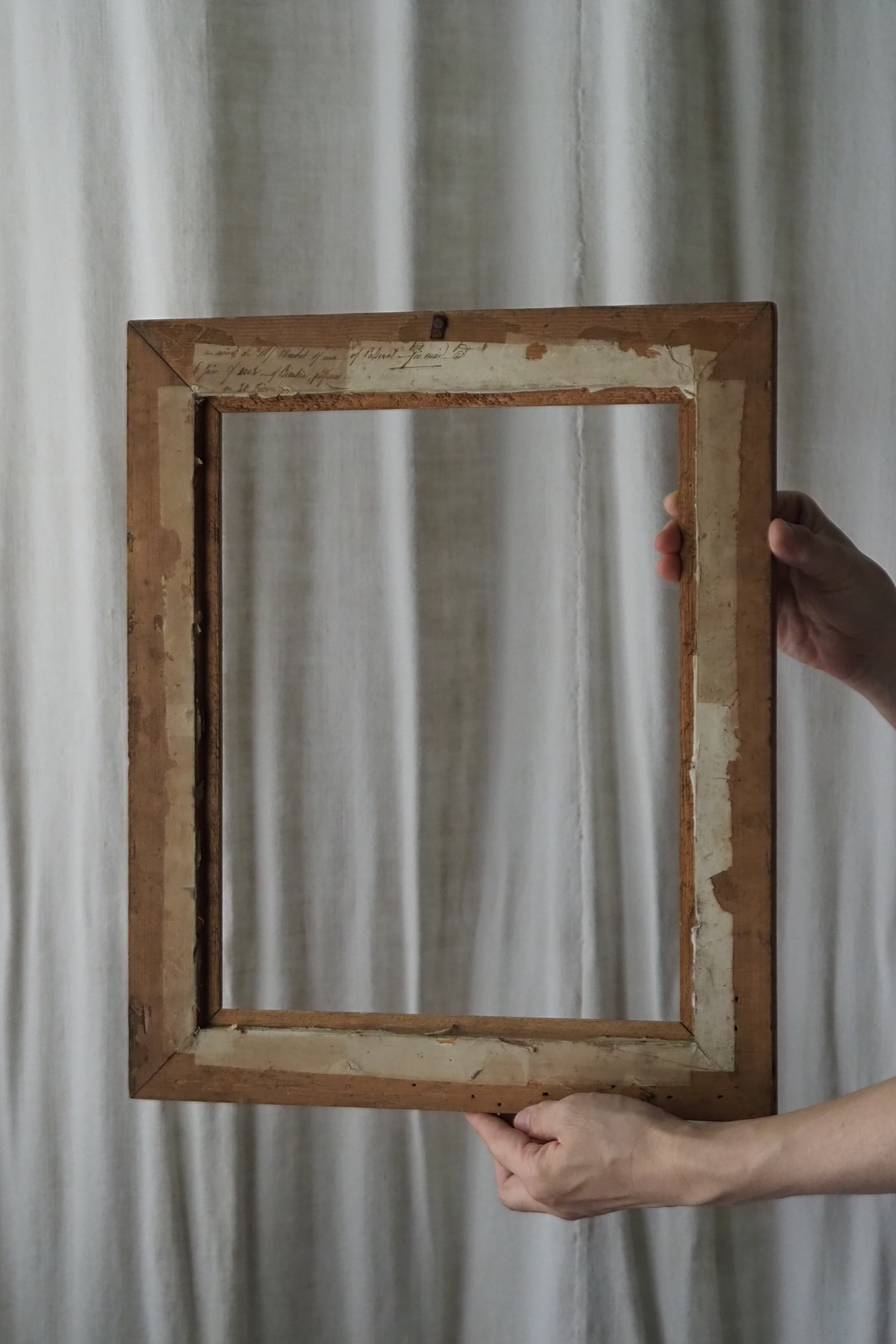 縁象嵌木製フレーム No.1-antique wood frame | アンティーク
