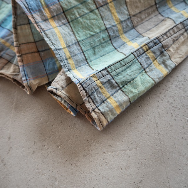 "Ms. SERO" used India madras shirt