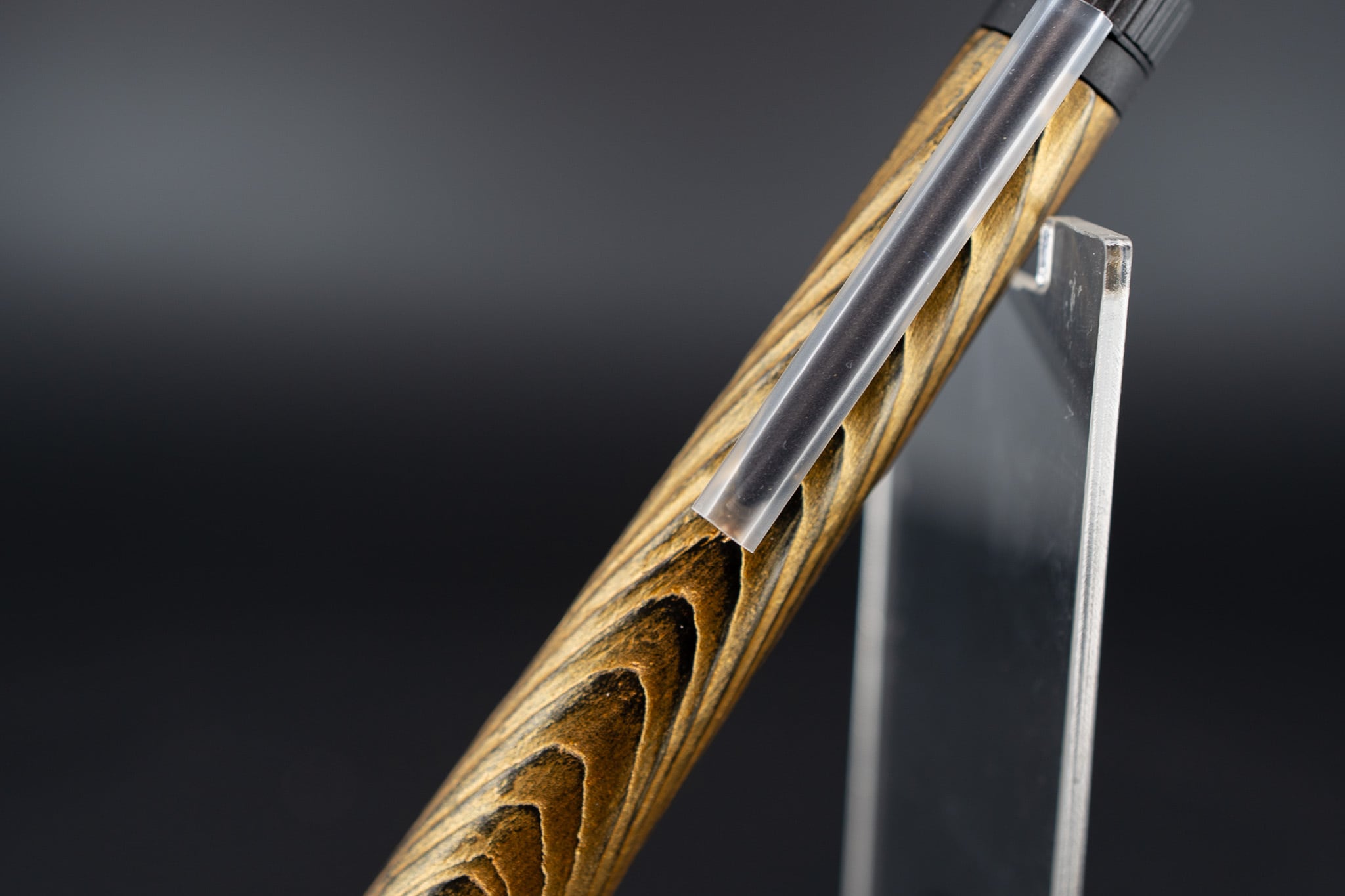 【日本が誇る銘木】屋久杉 浮造り 拭き漆 変わり塗 ① black BP