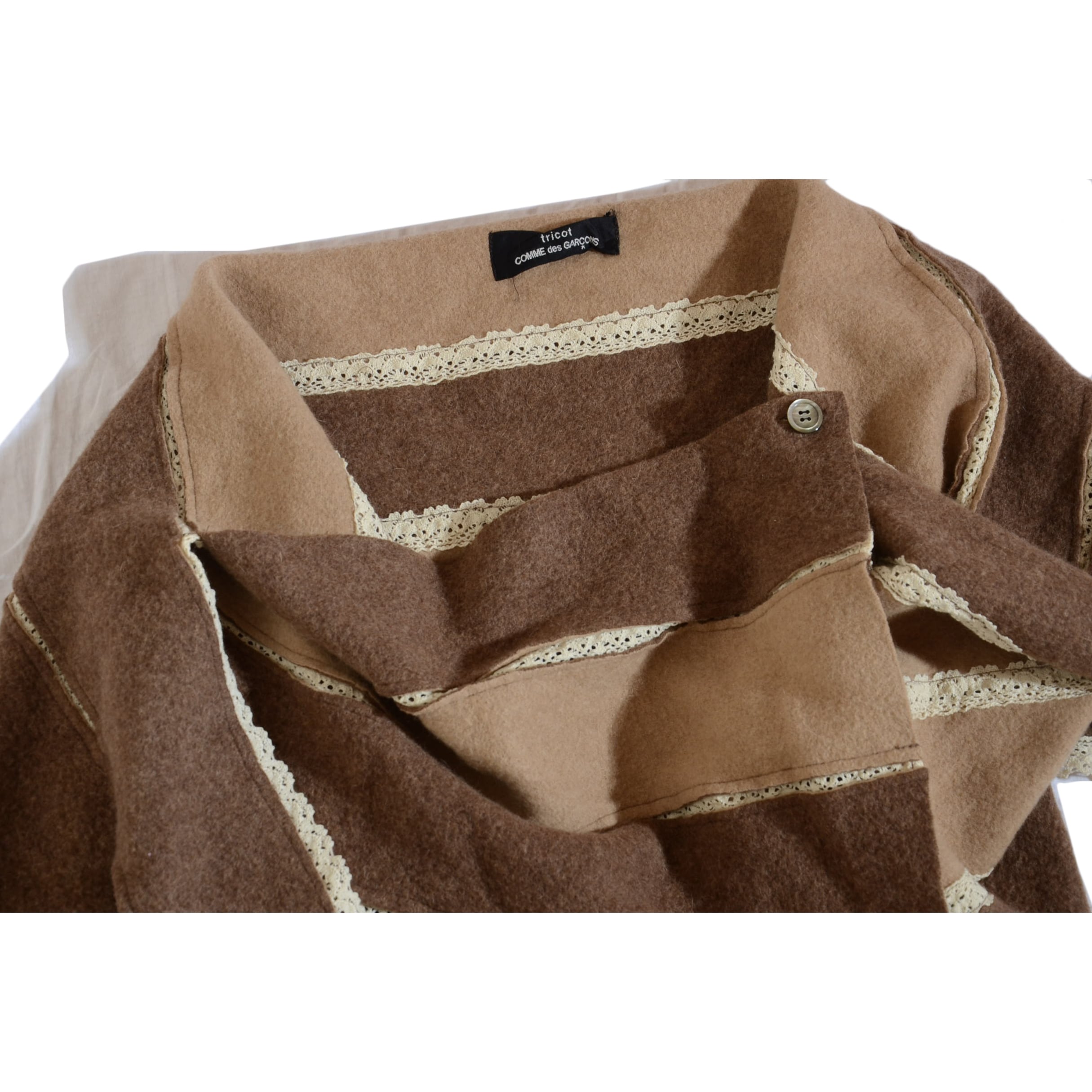 tricot COMME des GARÇONS ブラウンジャンパー tricot COMME des GARÇONS wrap cardigan | boutique goldenwool