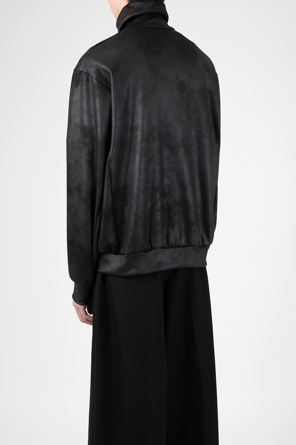 LAD MUSICIAN【ラッドミュージシャン 】STRETCH FAUX LEATHER JERSEY