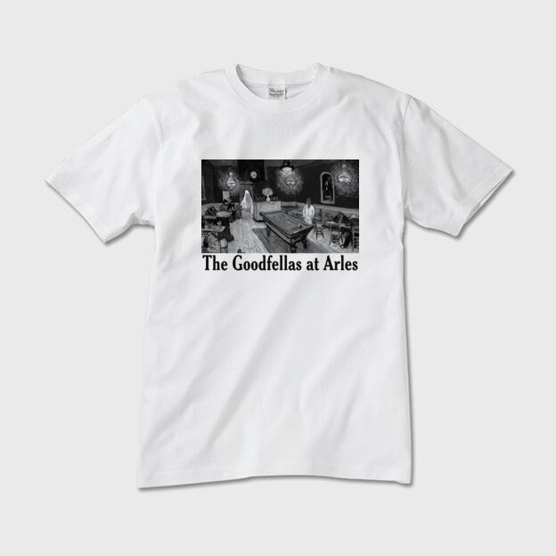 【グッドフェローズ・シリーズ】ゴッホ「夜のカフェ」 グッドフェローズTシャツ