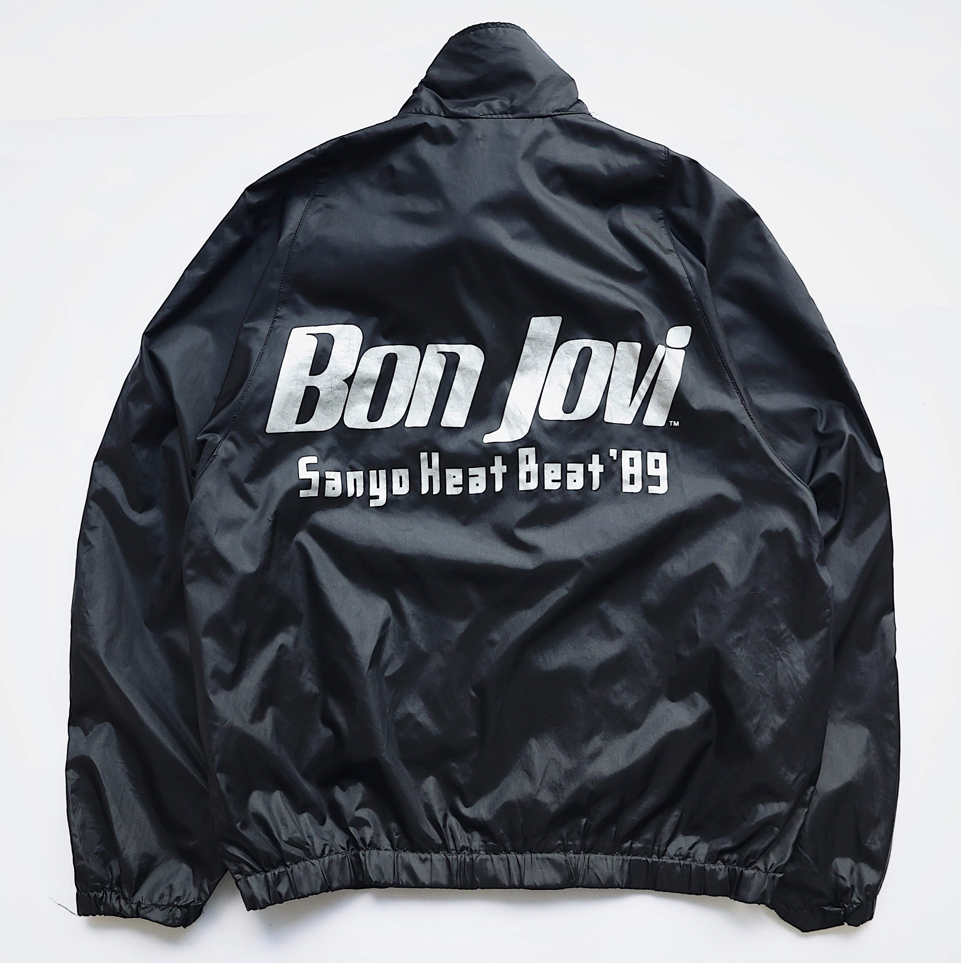 1989 BON JOVI SANYO HEAT BEAT NYLON JACKET