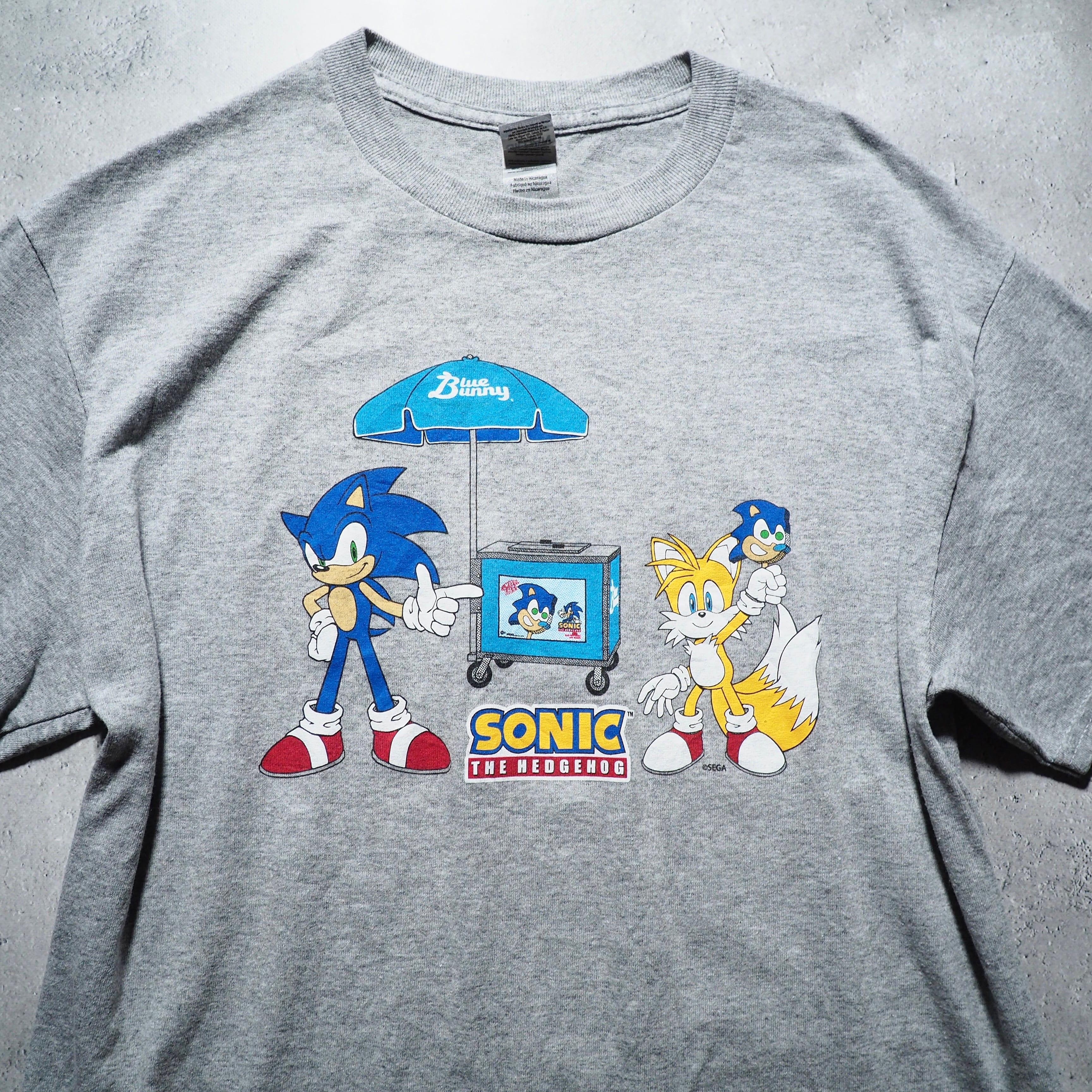 2000s ” Sonic the Hedgehog ” graphic printed Tee
