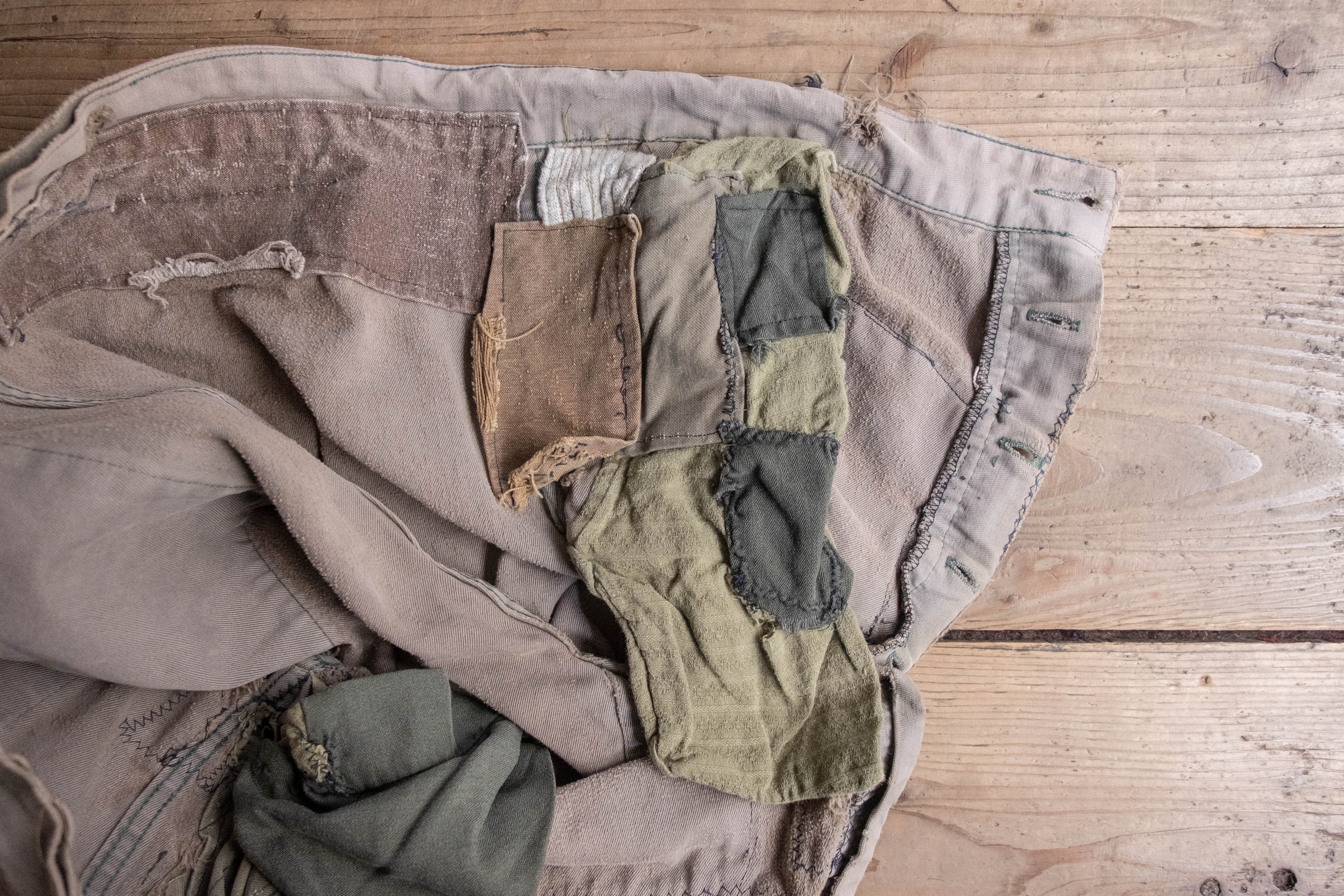 1950-60s フランス パッチワークワークパンツ | militaria & encore