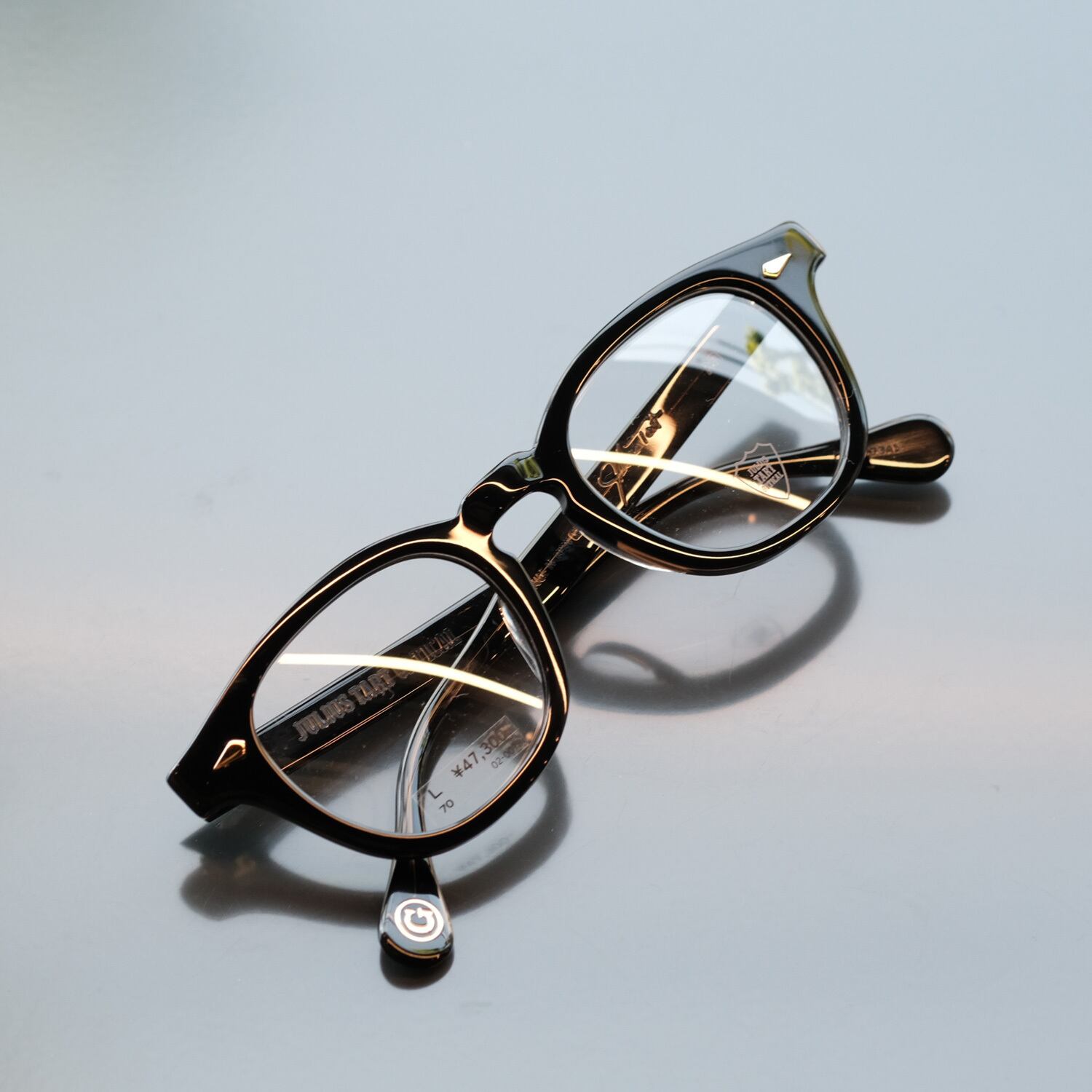 JULIUS TART OPTICAL】AR 48□22 Gold Edition - Black Clear (LARGE