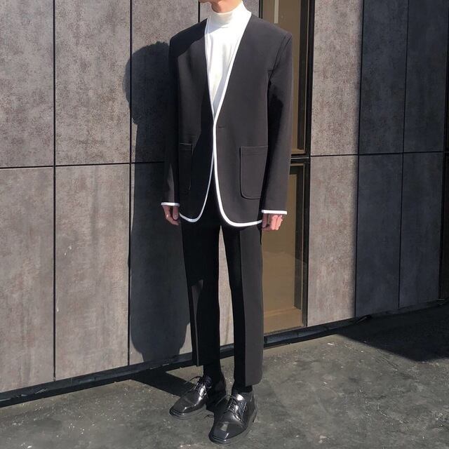 全1色 ジャケット トップス 無地 カジュアル 長袖 おしゃれ