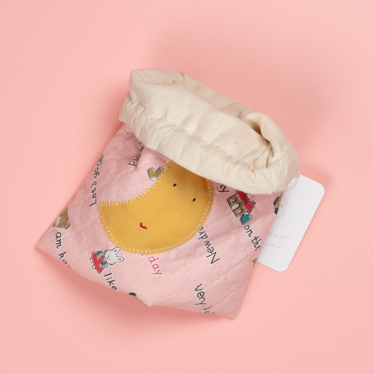 < saupoudrer > お月さまのふかふか巾着