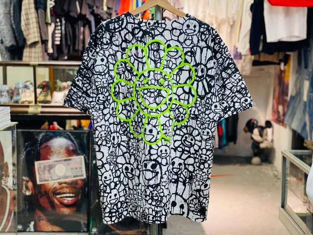 Takashi Murakami 20AW × madsaki "OHANA" TEE XL WHITE/BLACK 110KA2333