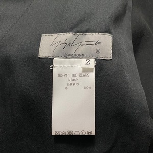 YOHJI YAMAMOTO POUR HOMME black wide shorts