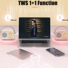 レトロ Bluetooth 対応スピーカー かわいいミニスピーカー TWS 音楽
