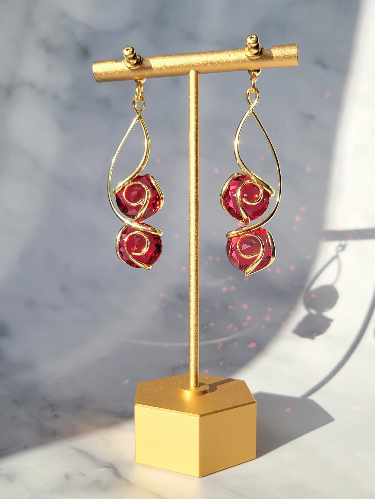 CHERRY *red* -orecchini-