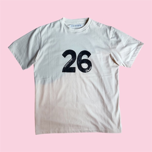 OLDMANS TAILOR (オールドマンズテーラー) / BRUSH STROKE PRINT S/S TEE /ブラッシュストロークプリントTシャツ #m1521　Natural siize40