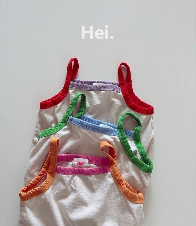 【取寄】hei｜chewing sleeveless｜チューイングノースリーブ｜XS-XL｜kids｜26 summer