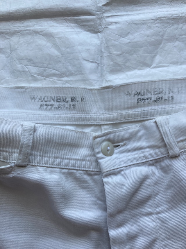 US NAVY セーラーパンツ 40s 巻きパンツ コットン ミリタリー ヴィンテージ古着 画像4