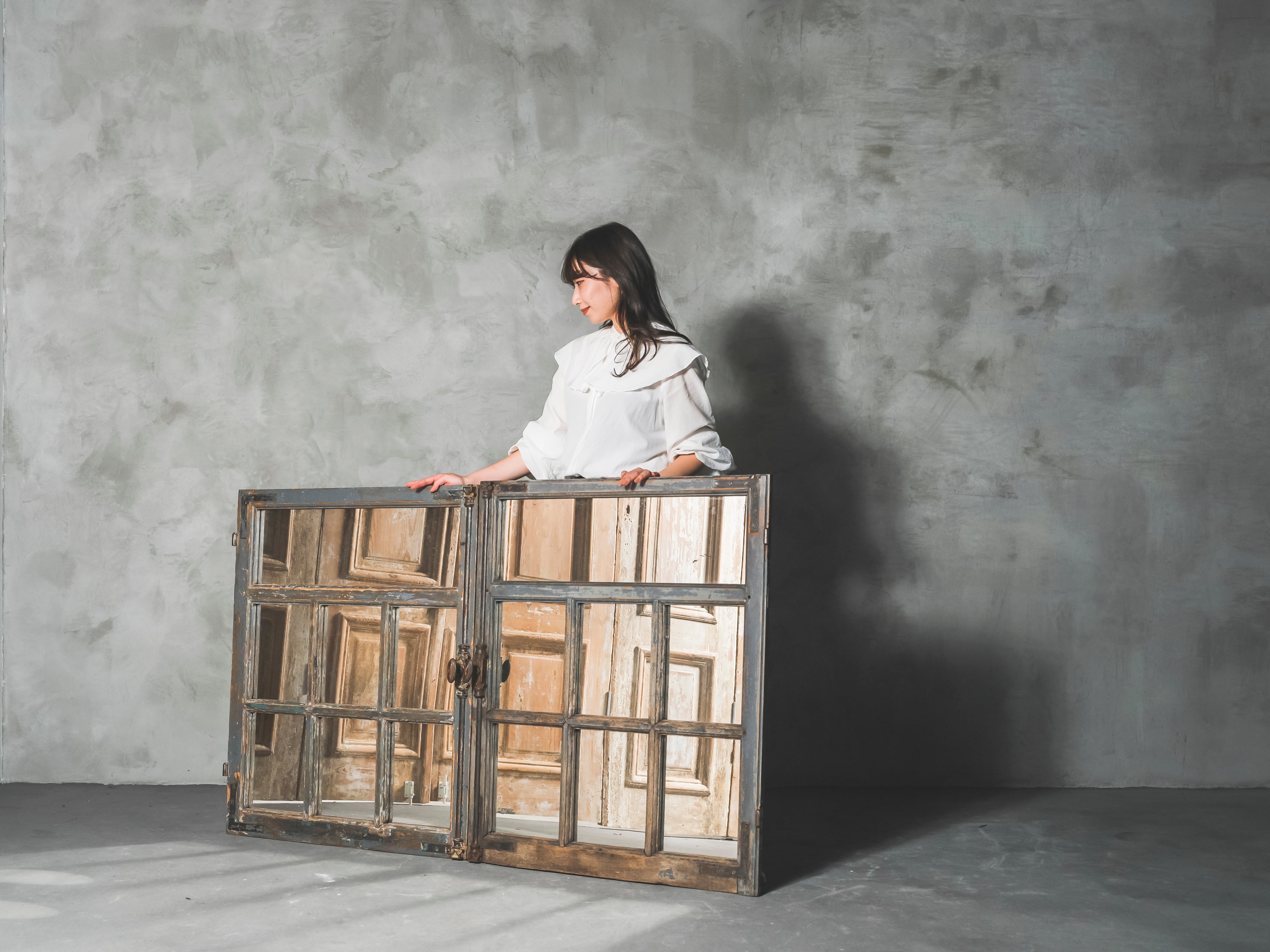 user_aaf4d732店舗什器　ヴィンテージ　スタンドミラー user_aaf4d732店舗什器 ヴィンテージ スタンドミラー