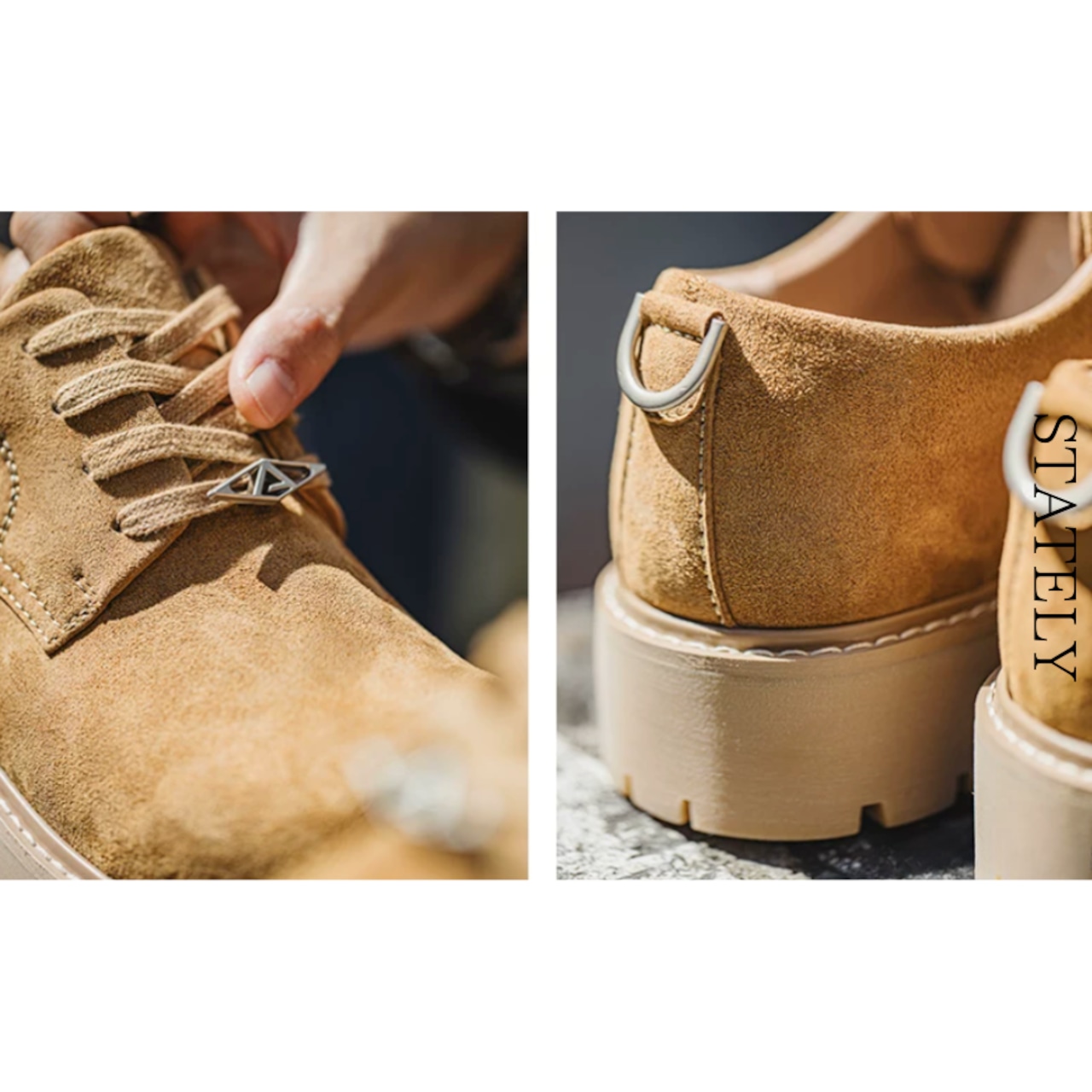 Suede Chunky ダービーシューズ_S03・画像10
