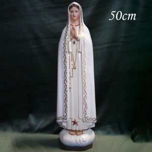 ＜受注生産＞ファチマの聖母像【50cm】室内用カラー仕上げ※受注後約１か月で発送