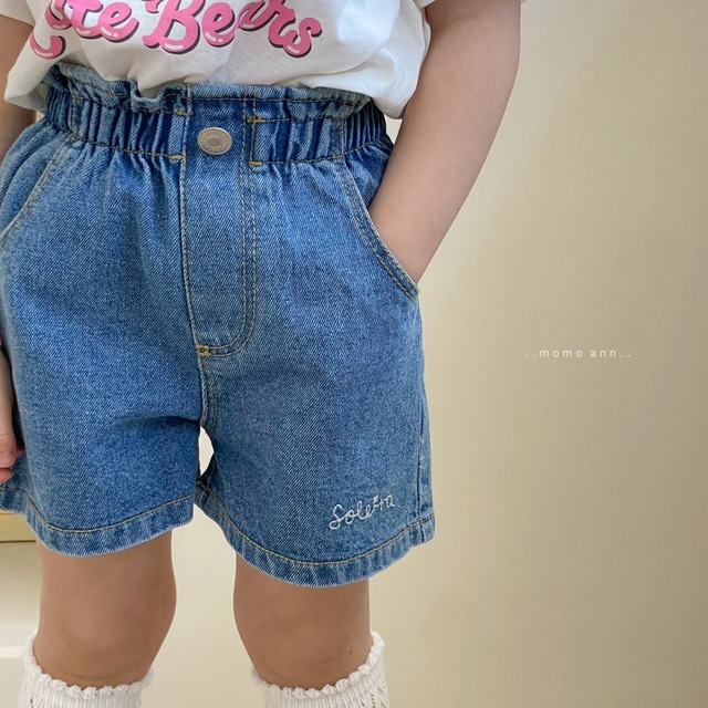 15(140).17(150)size：ruffle jeans shorts / momoann | Byeong-ali closet