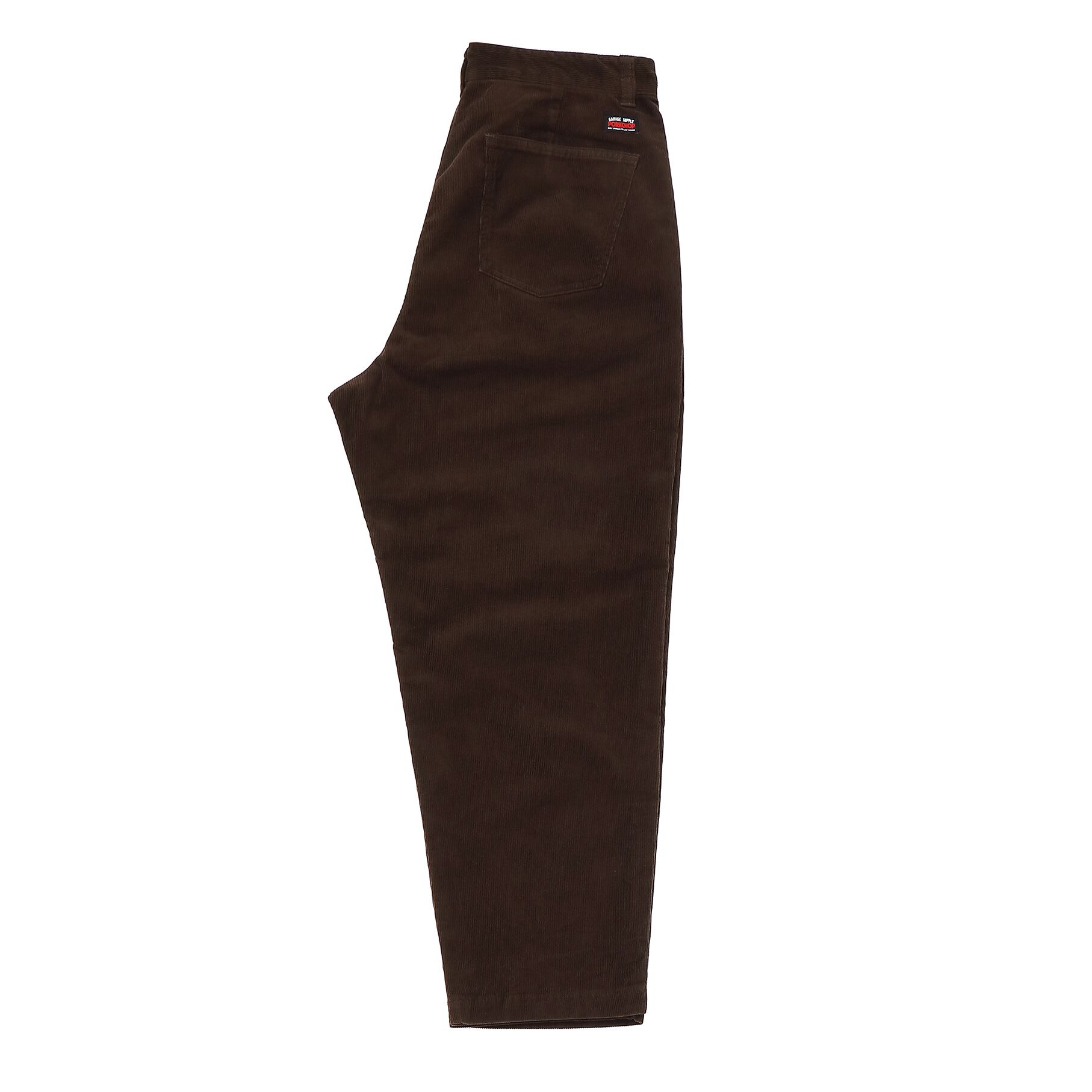 LOOSE FIT CORDUROY PANTS/BROWN | PORKCHOP GARAGE SUPPLY