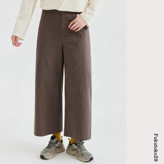 レトロストレートパンツ F4147