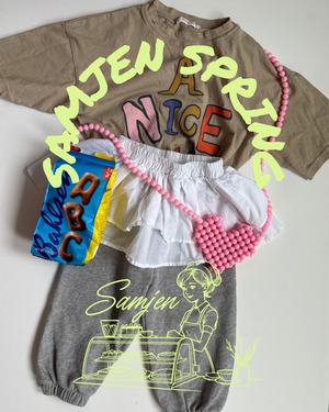 SAMJEN スカート付きパンツセット90cm