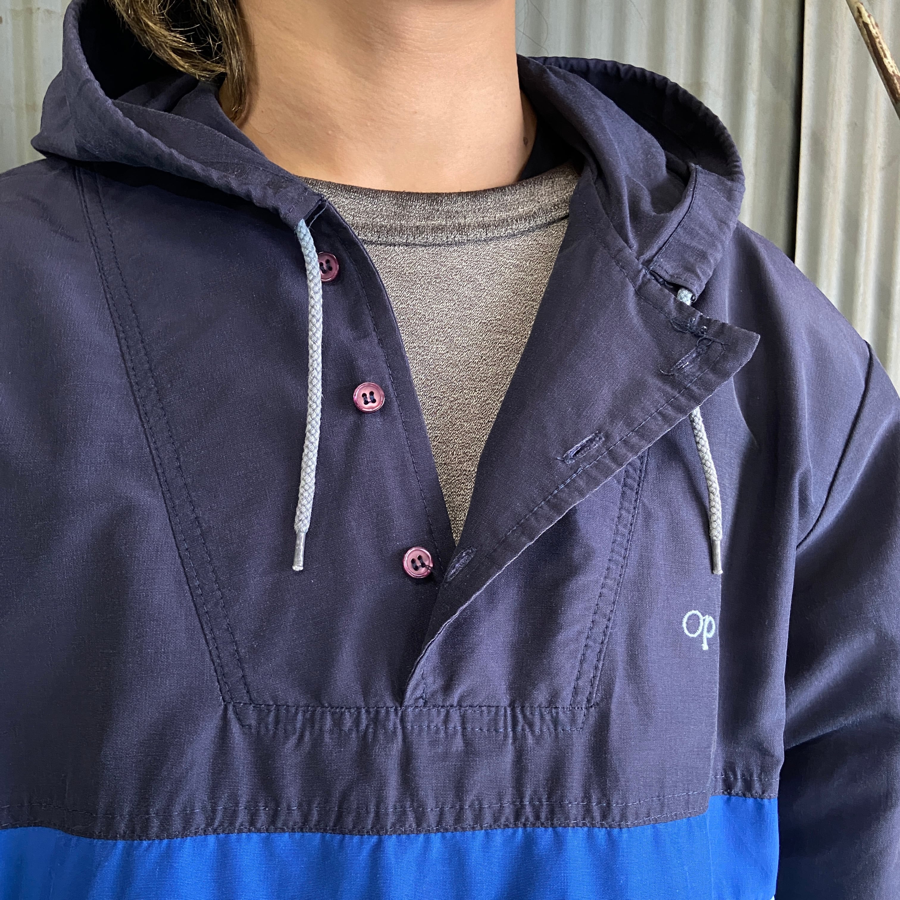 80年代 Op Ocean Pacific オーシャンパシフィック コットン×ナイロン 