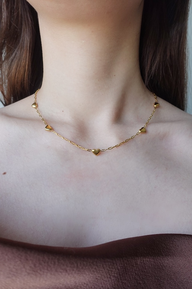 heart pendant chain necklace