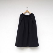 Pale Jute maxi skirt black