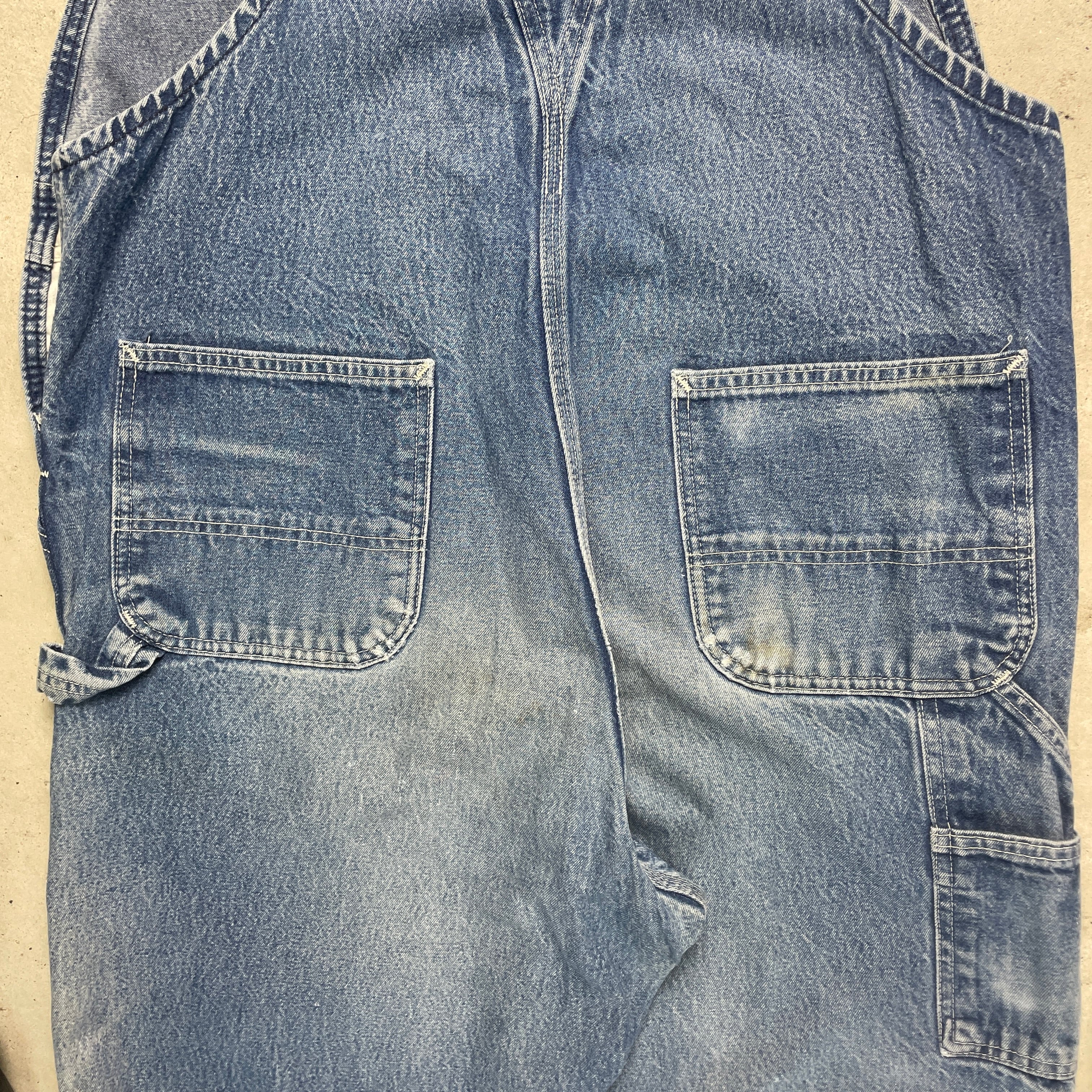 90年代 Carhartt カーハート デニム オーバーオール メンズW38相当