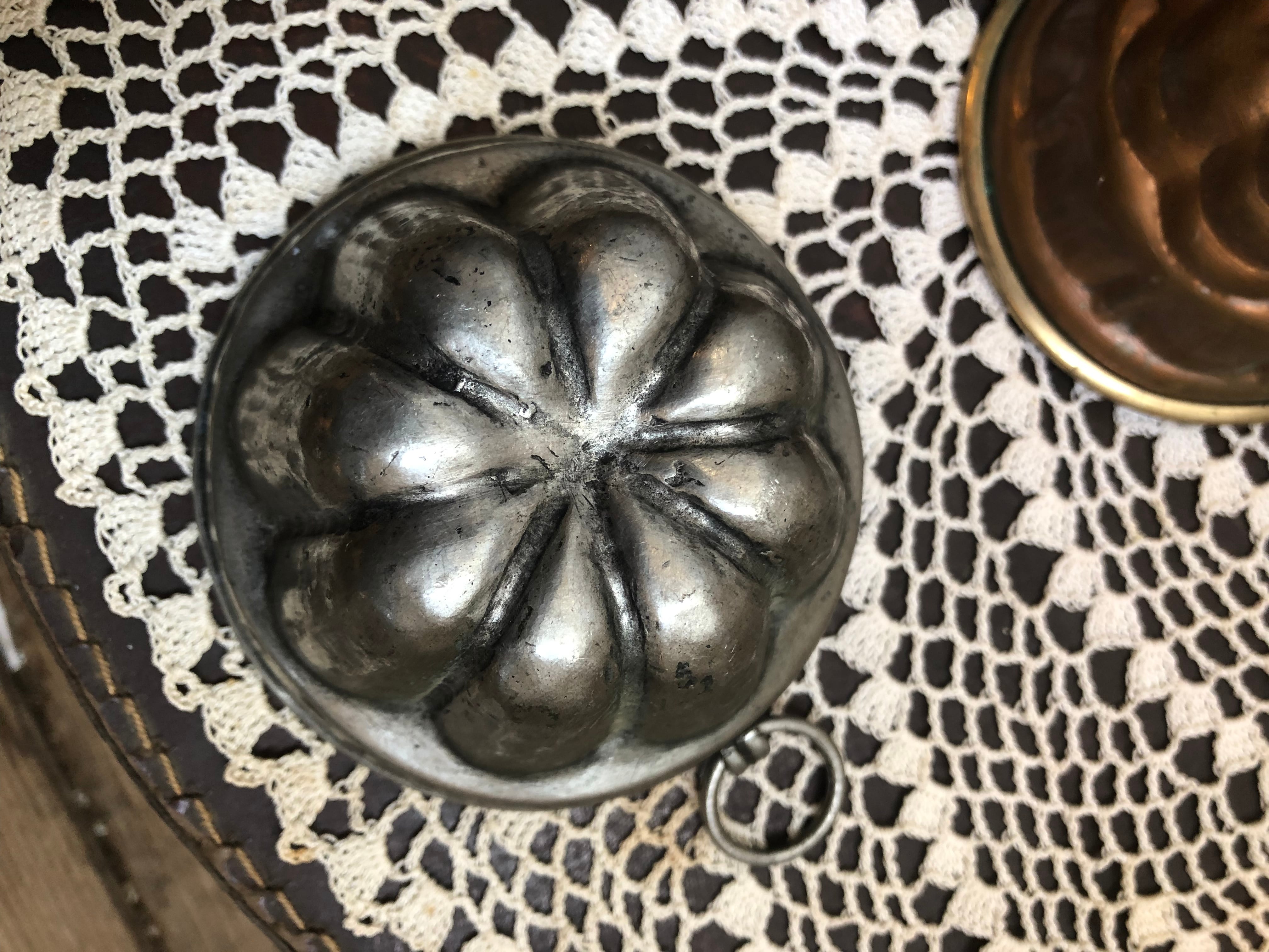 フランスアンティーク ケーキ型錫製 etain | Brocante de La