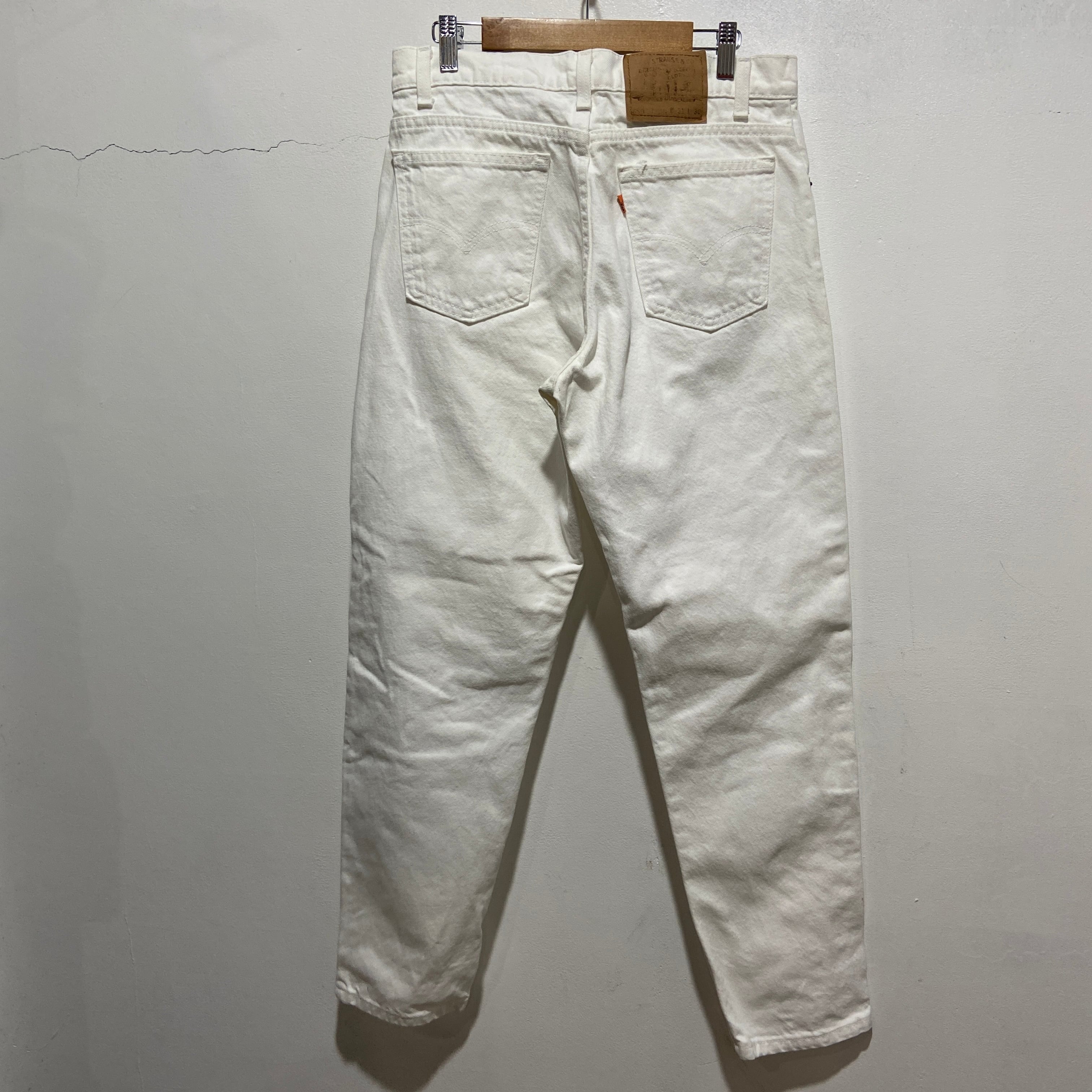 送料無料』90s Levis 550 ホワイトデニムパンツ W31 ジーンズ | 古着屋 Uan